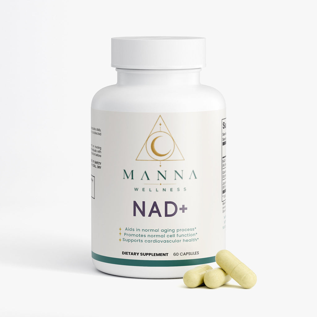 NAD+ Supplement with Quercetin & Resveratrol | 500mg | 60 Capsules